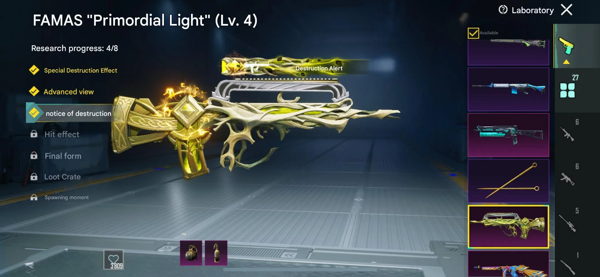 PGM282 SUIT-X GALADRIA 4 M416 JESTER 7 2 DODGE LOTUS BENTLEY MIRADO JUBILEE 2 GOLD SUITS (G)